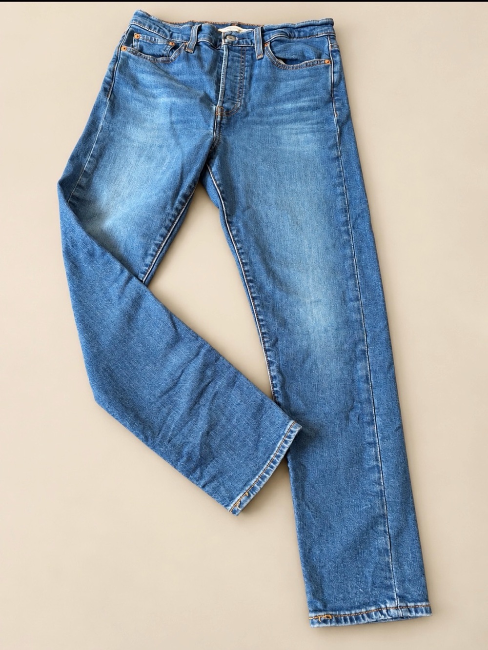 Levi’s Wedgie Skinny Jeans High Rise Blue Wash Ankle Length Size 29
